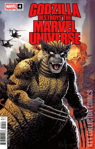 Godzilla Destroys the Marvel Universe #4