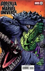Variant Cover for Godzilla Destroys the Marvel Universe #4