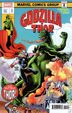 Variant Cover for Godzilla vs Thor #1