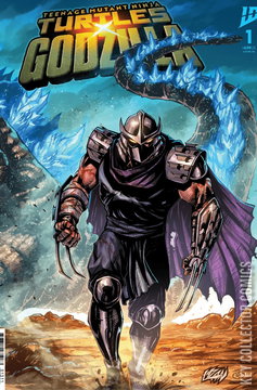 Variant Cover for Teenage Mutant Ninja Turtles x Godzilla #1