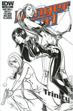 Variant Cover for Danger Girl: Trinity #4