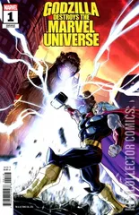 Variant Cover for Godzilla Destroys the Marvel Universe #1