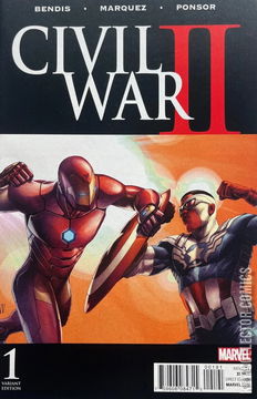 Variant Cover for Civil War #1