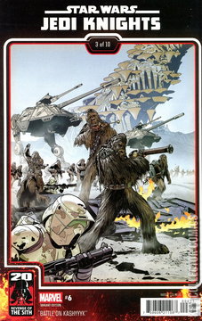 Variant Cover for Star Wars: Jedi Knights #6