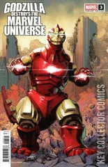 Variant Cover for Godzilla Destroys the Marvel Universe #3