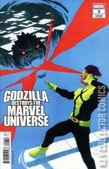 Variant Cover for Godzilla Destroys the Marvel Universe #3