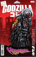 Variant Cover for Godzilla Destroys the Marvel Universe #3