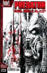 Variant Cover for Predator: Black, White & Blood #3