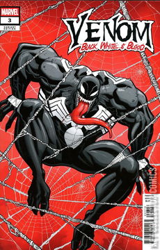 Variant Cover for Venom: Black, White & Blood #3