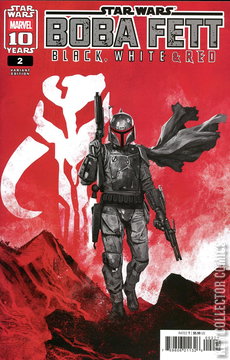Variant Cover for Star Wars: Boba Fett - Black, White & Red #2