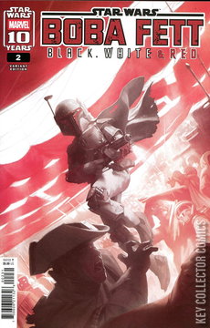 Variant Cover for Star Wars: Boba Fett - Black, White & Red #2