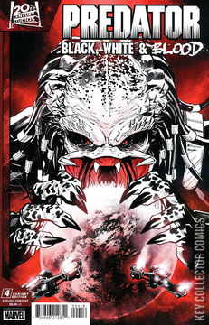 Variant Cover for Predator: Black, White & Blood #4