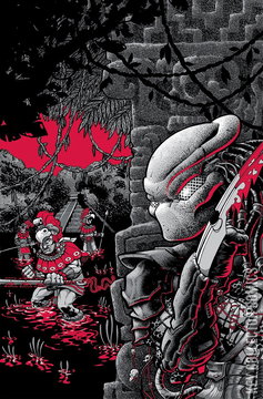 Variant Cover for Predator: Black, White & Blood #2