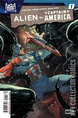 Cover for Alien vs. Captain America #1