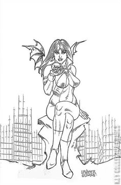 Variant Cover for Vampirella: Armageddon #1