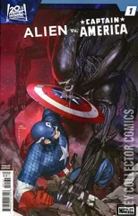 Variant Cover for Alien vs. Captain America #1