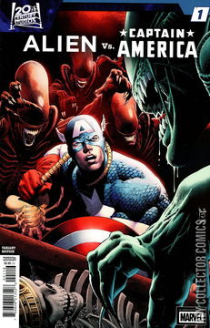 Variant Cover for Alien vs. Captain America #1