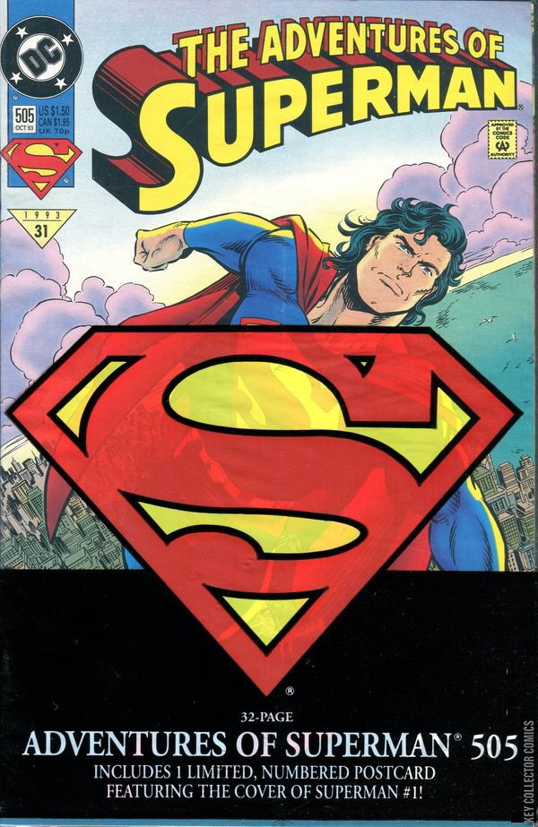Adventures of Superman #505 Published October 1993 | K