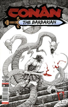 Variant Cover for Conan the Barbarian #24
