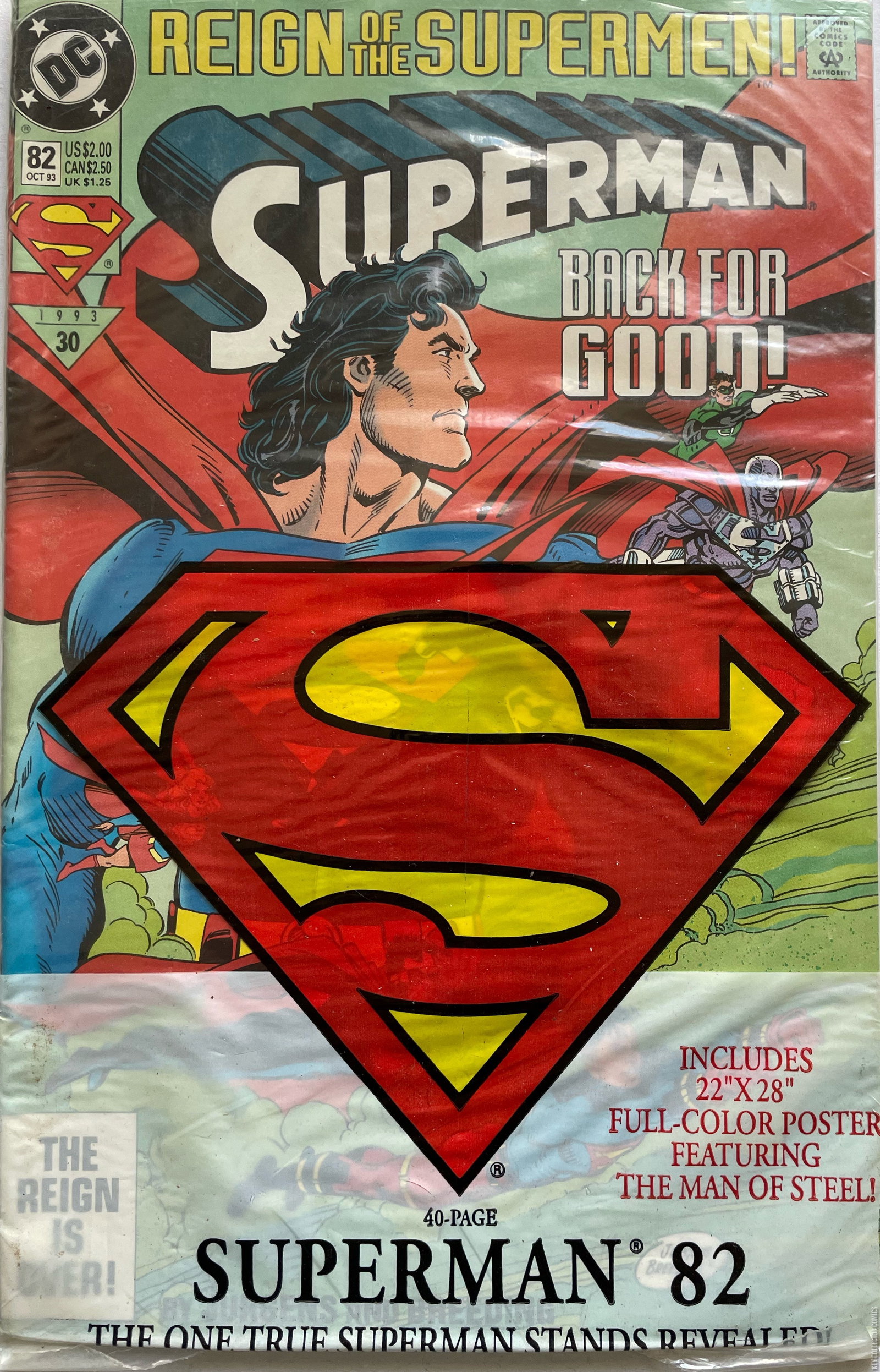 Superman #82 Published October 1993 | Key Collector Comics