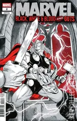 Variant Cover for Marvel: Black, White & Blood and Guts #2