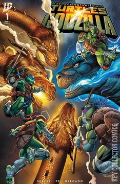 Variant Cover for Teenage Mutant Ninja Turtles x Godzilla #1