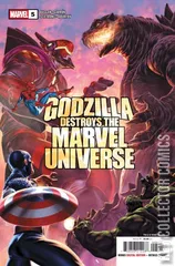 Cover for Godzilla Destroys the Marvel Universe #5