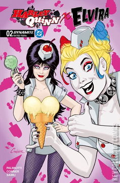 Variant Cover for Harley Quinn x Elvira #2