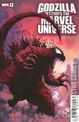 Variant Cover for Godzilla Destroys the Marvel Universe #5