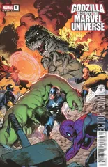 Variant Cover for Godzilla Destroys the Marvel Universe #5