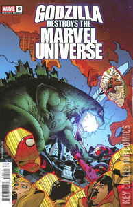 Godzilla Destroys the Marvel Universe #5