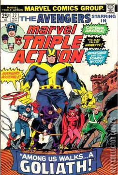 Variant Cover for Marvel Triple Action #22
