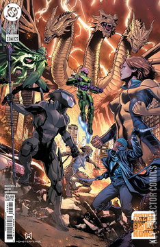 Variant Cover for Justice League vs. Godzilla vs. Kong #5