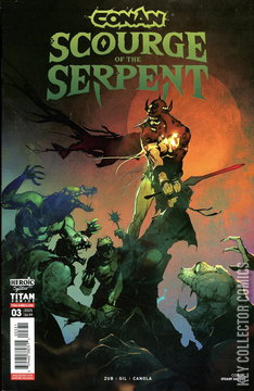Variant Cover for Conan the Barbarian: Scourge of the Serpent #3