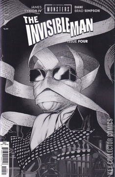 Variant Cover for Universal Monsters The Invisible Man #4