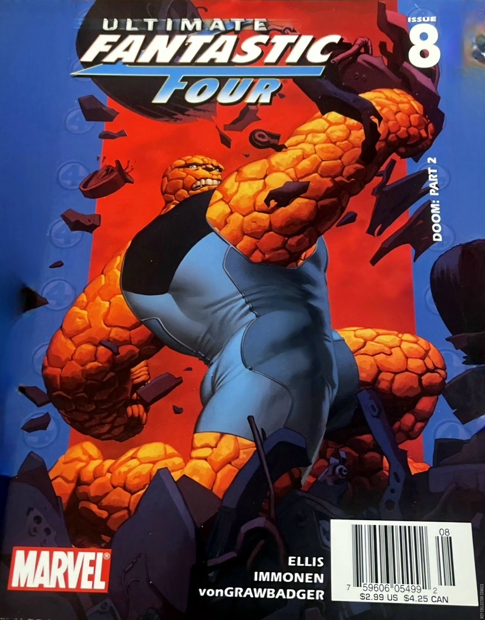 Ultimate Fourth Ultimate Fantastic Four #8 Published June 2004 | Key C