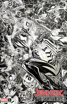 Variant Cover for Spider-Verse vs Venomverse #1