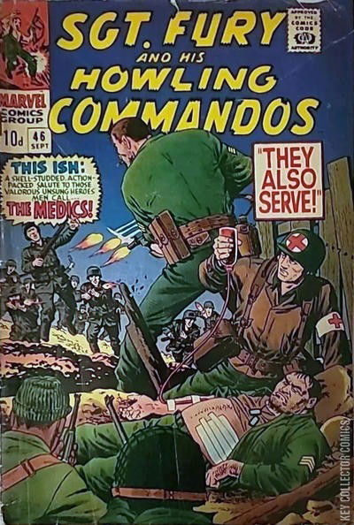 Cover art for Sgt. Fury and His Howling Commandos #46 