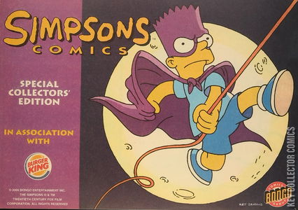 Simpsons Comics Burger King Special