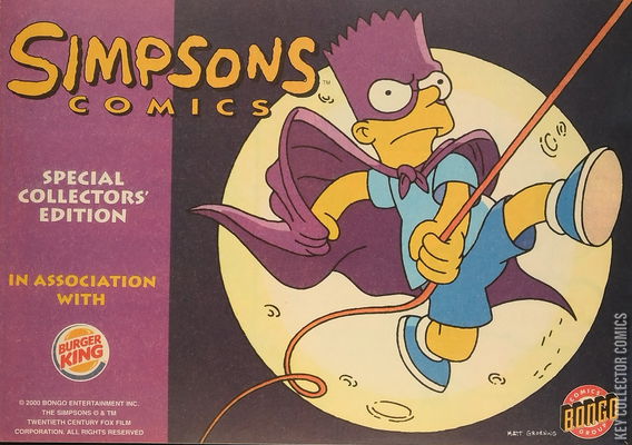 Simpsons Comics Burger King Special