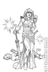 Variant Cover for Red Sonja New Year's Special 2025 #1