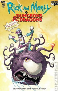 Variant Cover for Rick and Morty vs. Dungeons & Dragons #3