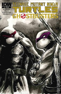Variant Cover for Teenage Mutant Ninja Turtles / Ghostbusters #1