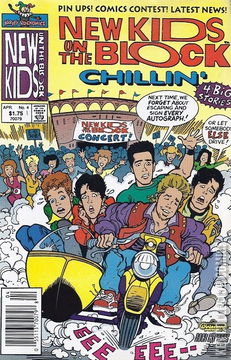 Variant Cover for New Kids on the Block: Chillin' #4