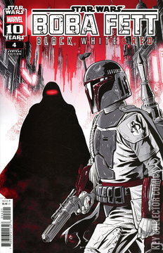 Variant Cover for Star Wars: Boba Fett - Black, White & Red #4