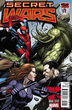 Variant Cover for Secret Wars #6