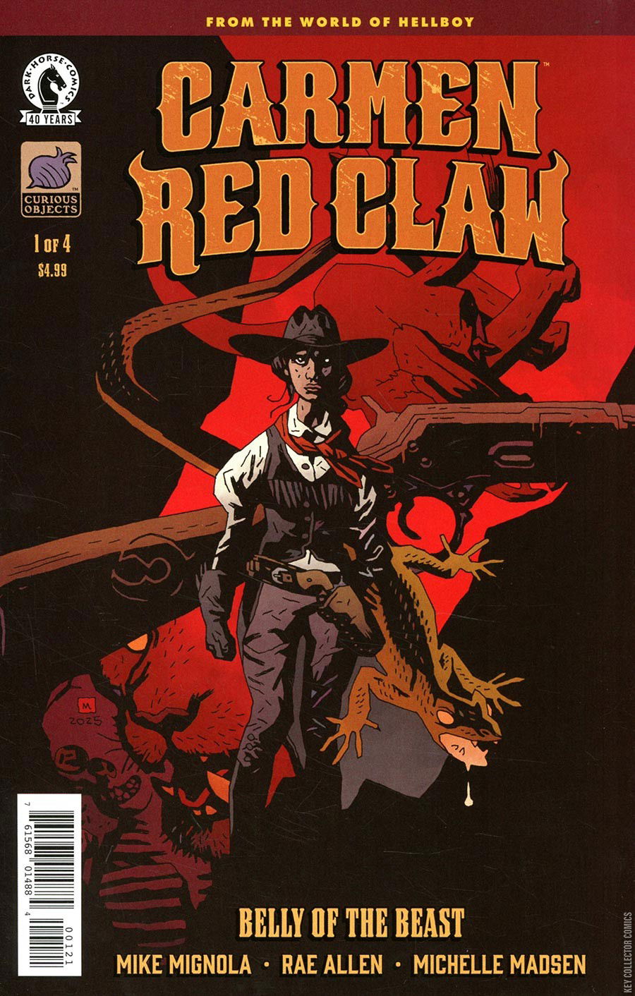 Variant Cover for Carmen Red Claw: Belly of the Beast #1