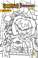 Variant Cover for Gargoyles / Darkwing Duck #2