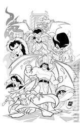 Variant Cover for Gargoyles / Darkwing Duck #2