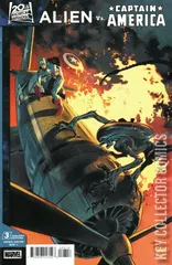 Variant Cover for Alien vs. Captain America #3